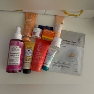 Beauty bundle! Hair and skin care samples, all unopened